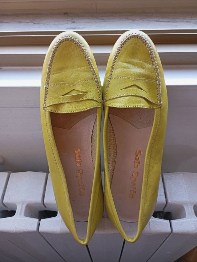 Macassini donna verde pistacchio