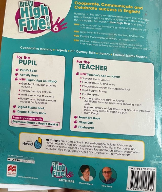 LIBRO INGLES 6.PRIMARIA NEW HIGH FIVE