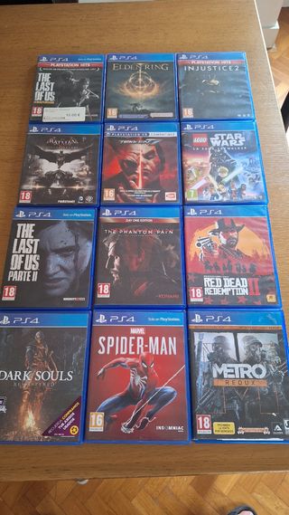 Lote juegos Ps4