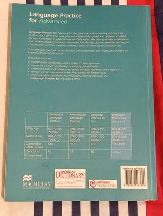 Libro Inglés Language practice for C1 Advanced 