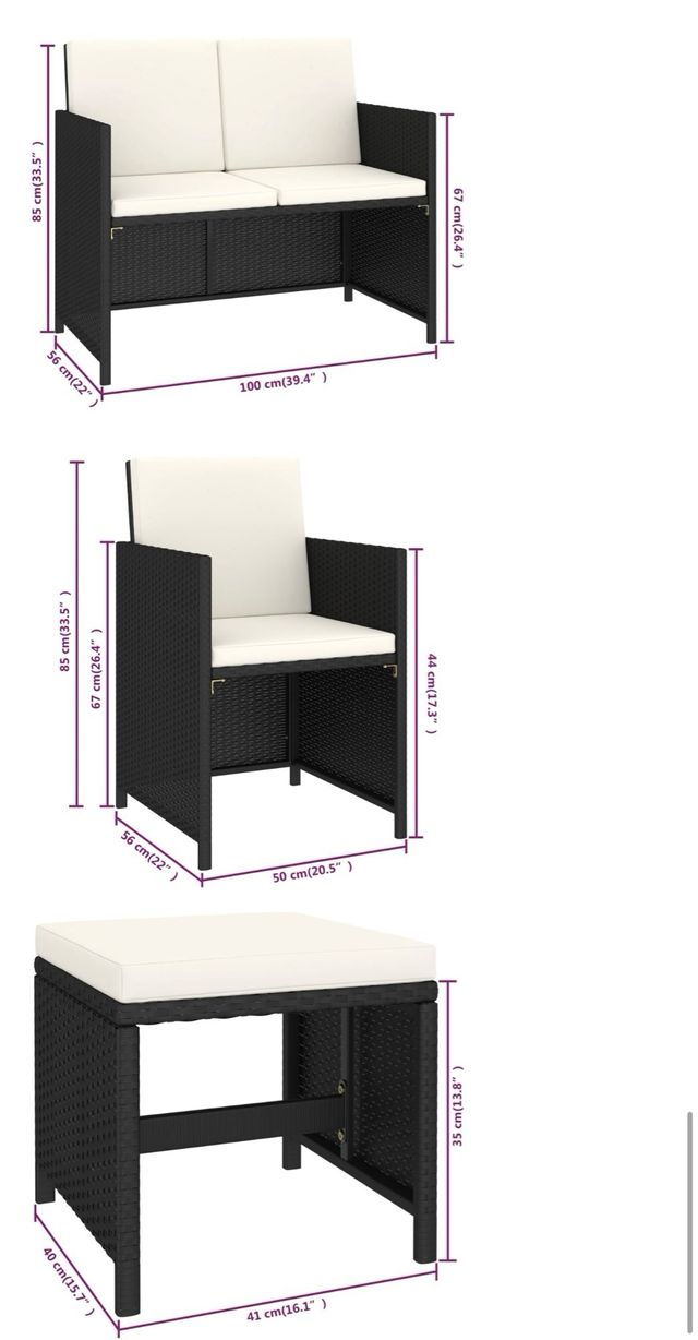 Set conjunto de jardin