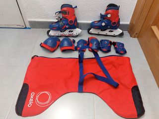 dos equipaciones para patines