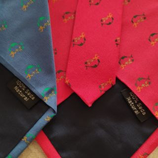 2 corbatas seda natural NUEVAS