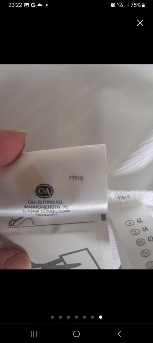 Blusa señora, CyA, con etiqueta