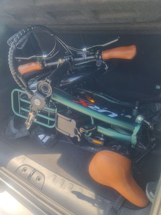 Bicicleta elétrica dobrável