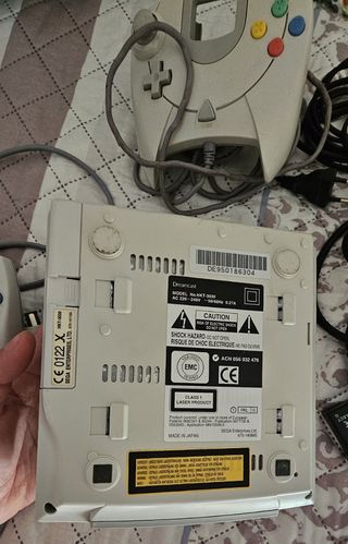 Consola Dreamcast + 1 mand y sus cables