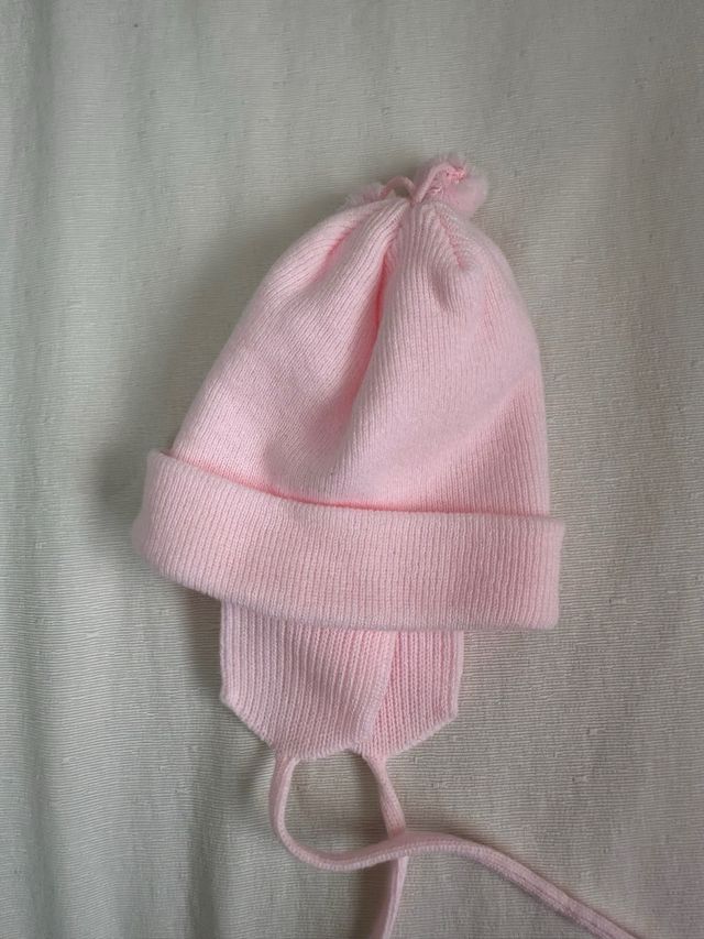Gorro bebe niña talla 6 meses
