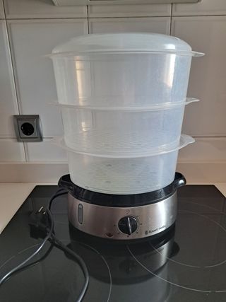 Cocedor al vapor 3 pisos