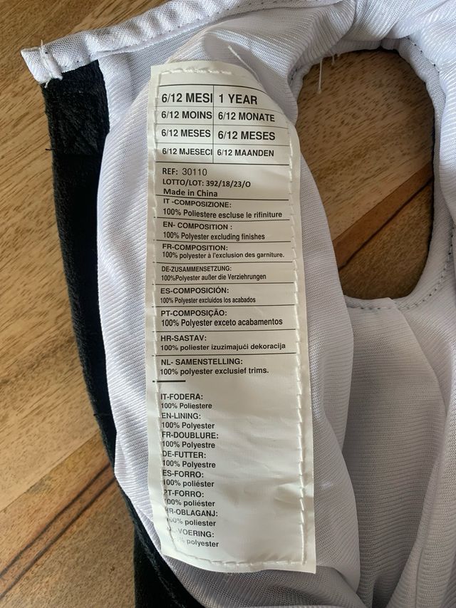 Costume maschera Carnevale Prenatal Panda