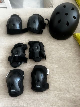 Patineta oxelo freestyle con protecciones