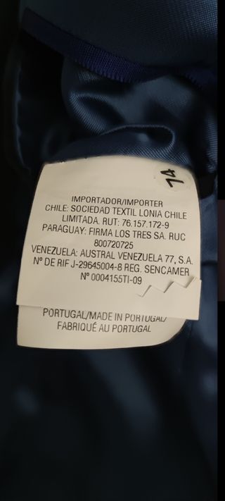 Americana Purificación García hombre