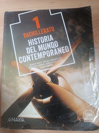 Libro bachillerato Historia del mundo conte