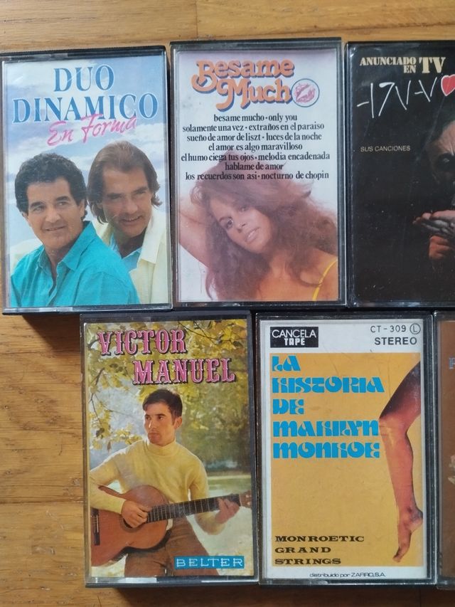 Lote cintas cassette originales