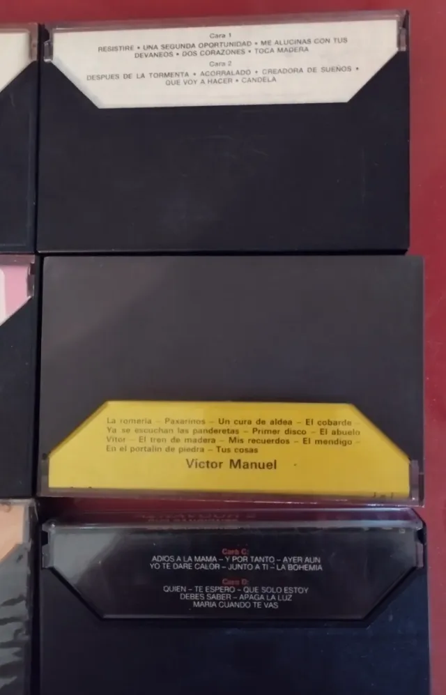 Lote cintas cassette originales