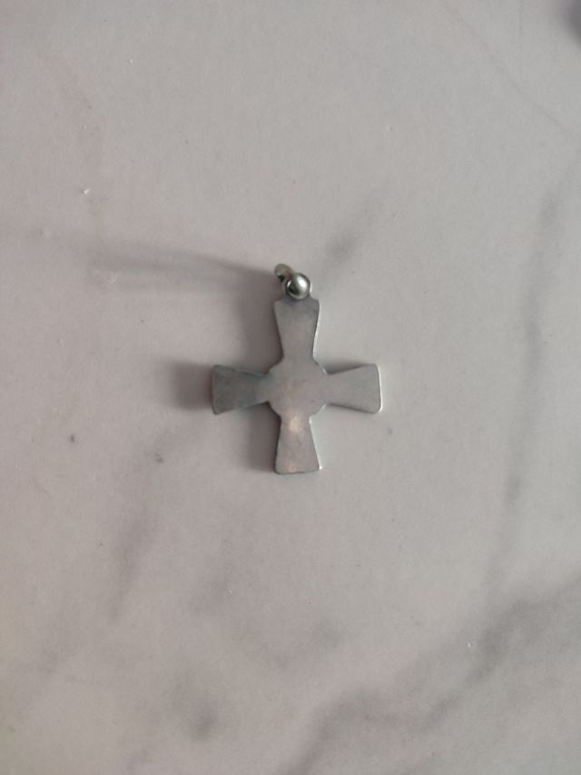 Cruz plata antigua