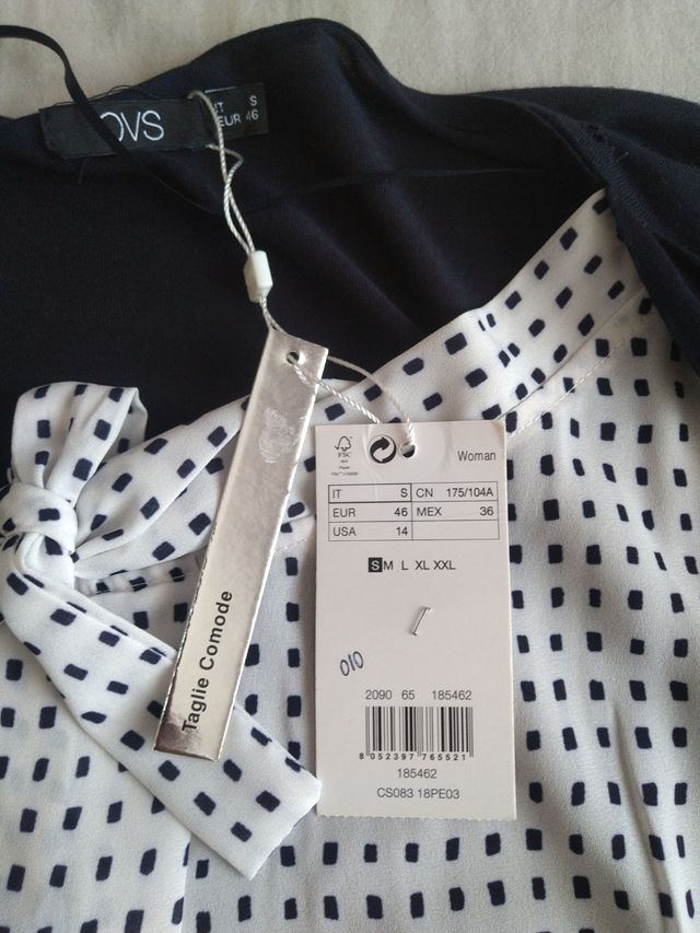 Maglia tipo twinset donna