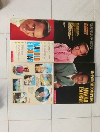 Colección de discos de vinilo