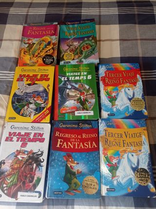 Libros colección Gerónimo Stilton