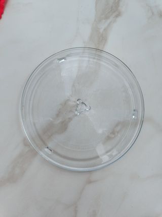 Plato cristal microondas