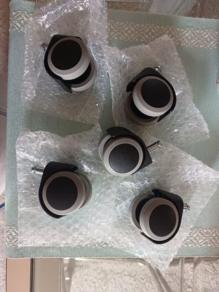 Ruedas silla oficina 10x22