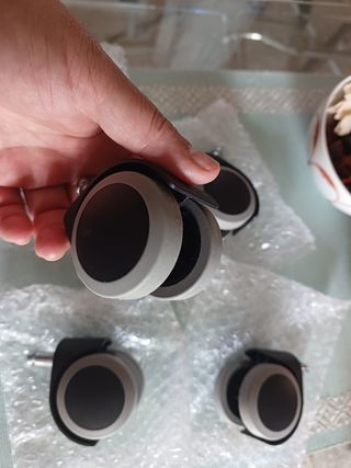 Ruedas silla oficina 10x22