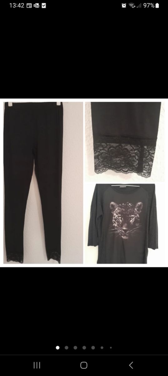 Mallas y blusa señora