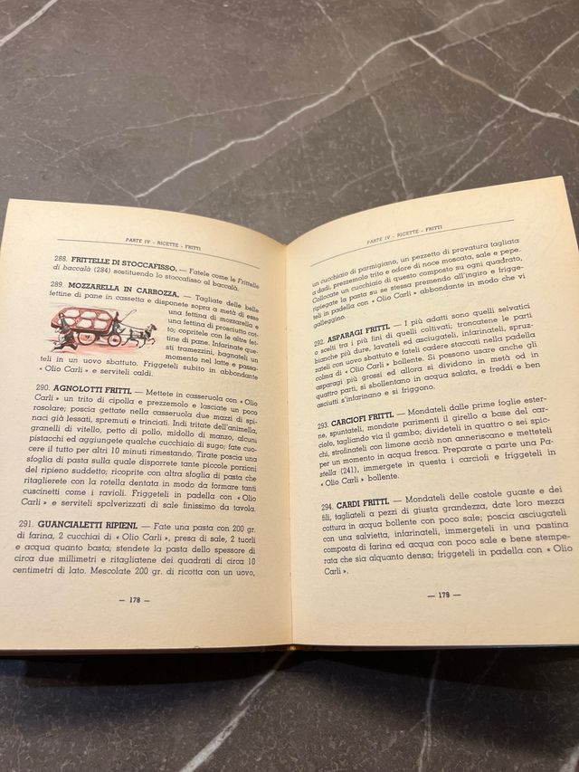 Ricettario Olio Carli XVIII edizione (1963-64 ca)