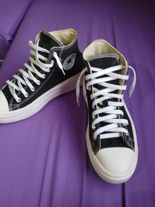Converse originales negras plataforma