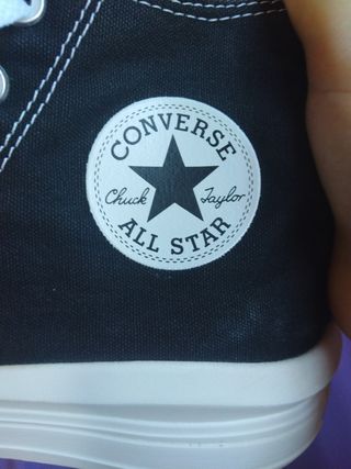 Converse originales negras plataforma