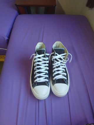 Converse originales negras plataforma