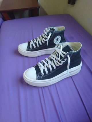 Converse originales negras plataforma