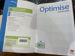 Libro Optimise. B1+
