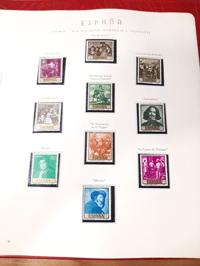 Colección de sellos Álbum del II Centenario