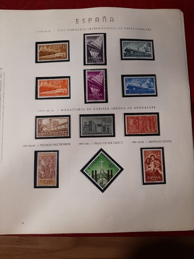 Colección de sellos Álbum del II Centenario