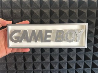 GAME BOY - Logo 3D multicolor