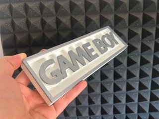 GAME BOY - Logo 3D multicolor