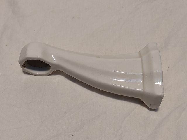 #92b Aplique cerámica antiguo para baño