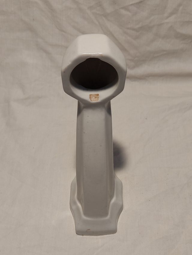 #92b Aplique cerámica antiguo para baño