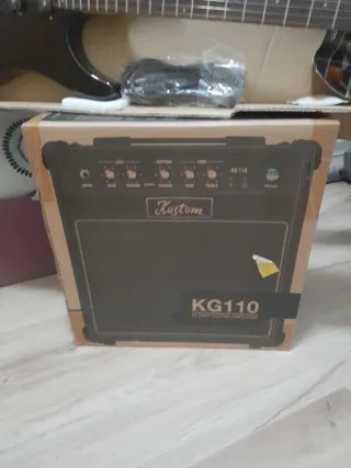 Guitarra electrica washburn rx10 mb y ampli