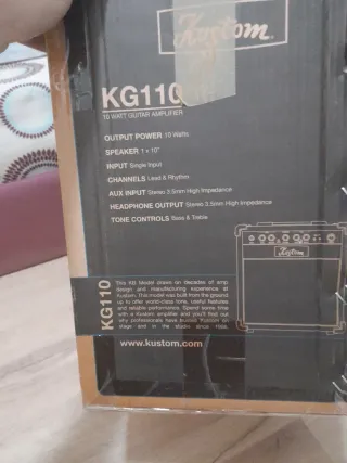 Guitarra electrica washburn rx10 mb y ampli