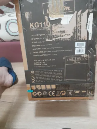 Guitarra electrica washburn rx10 mb y ampli