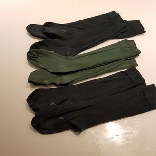 Calcetines largos verdes
