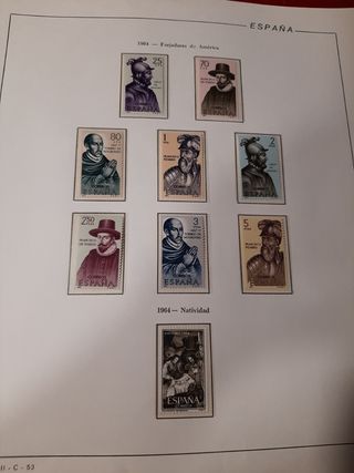 Colección incompleta sellos España II