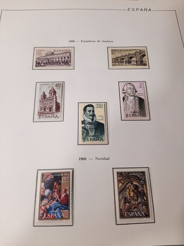 Colección incompleta sellos España II