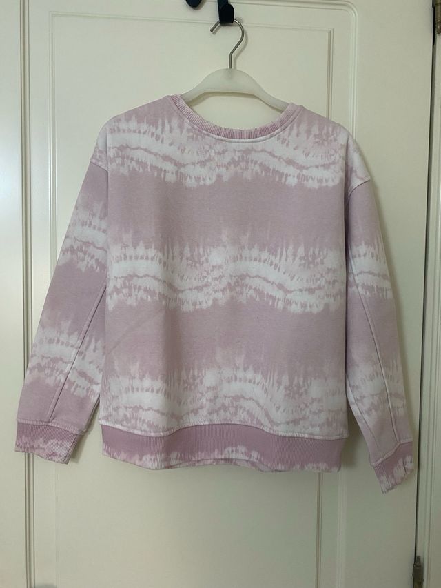 Sudadera rosa niña