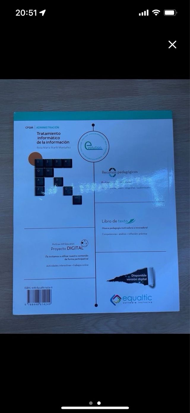 Libro Tratamiento informatico de la información