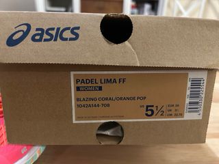 NUEVAS Asics Lima FF Lima pádel mujer 36