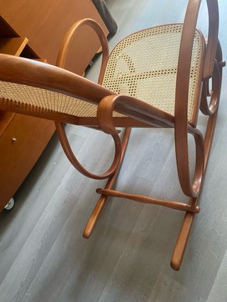 Silla Balancín Mecedora mimbre