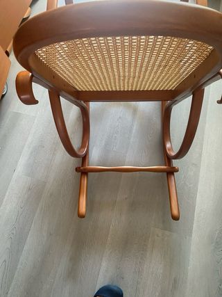 Silla Balancín Mecedora mimbre