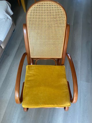 Silla Balancín Mecedora mimbre